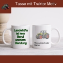 Tasse mit Traktor Claas2 with sying